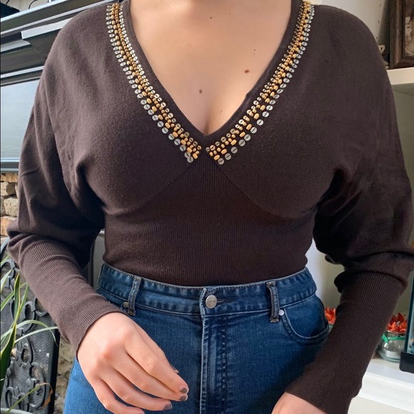 Brown Bohemian Shirt - Picture 1 of 2